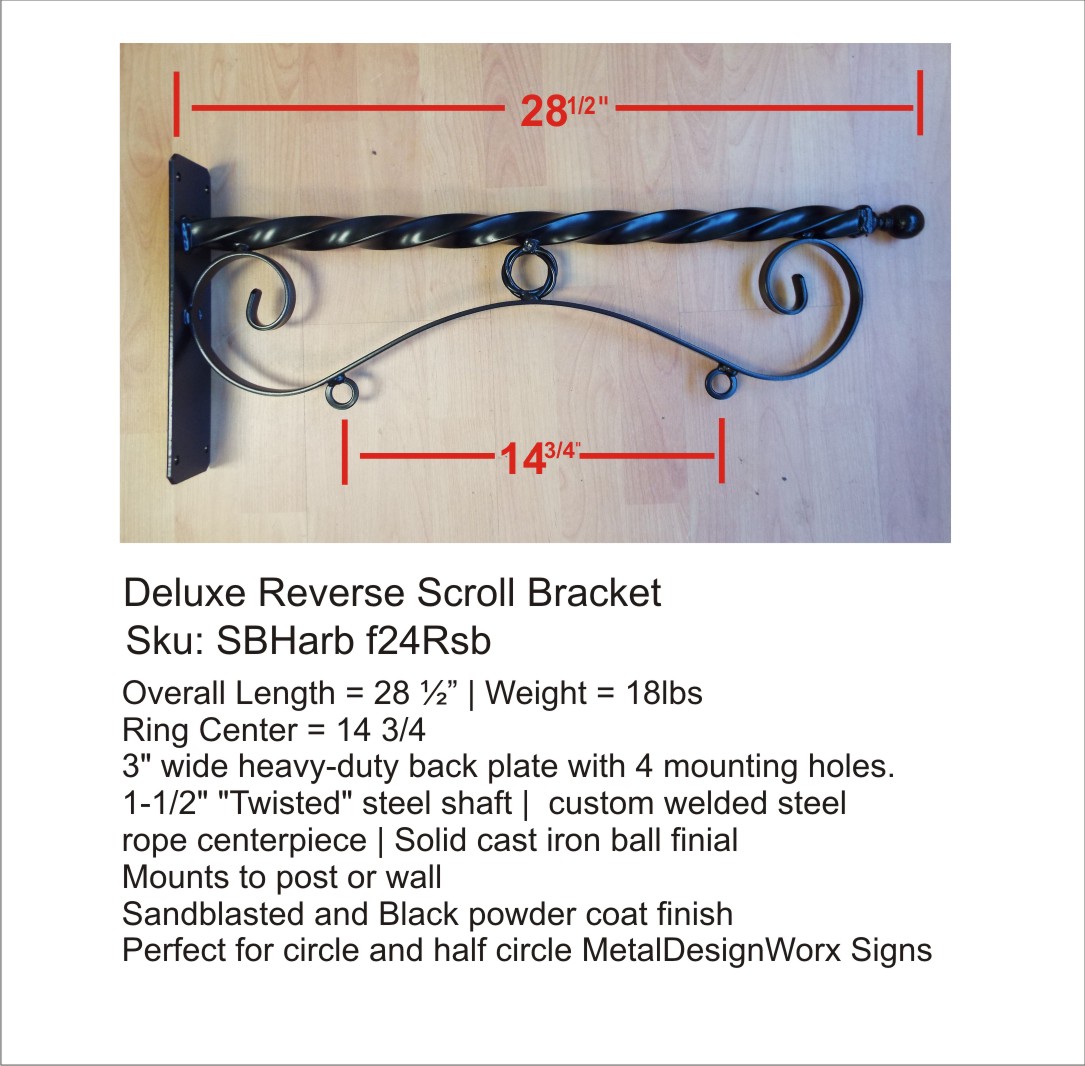 Metal Scroll Brackets